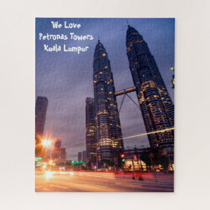 Torres Petronas Kuala Lumpur. Rompecabezas