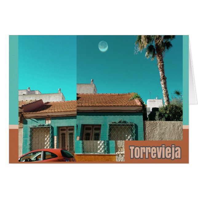Torrevieja en Naranja y Turqoise (Anverso (Horizontal))