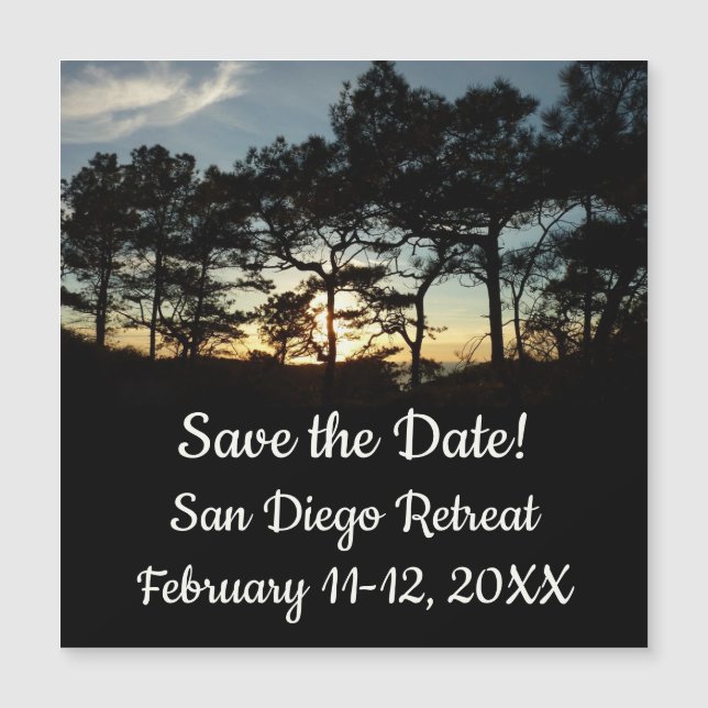 Torrey Pine Sunset II California (Anverso)