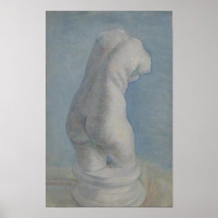 Torso de yeso de Van Gogh - Arte clásico azul
