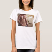 Torso masculino musculoso sin camiseta de Slippery