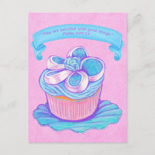 Torta azul~Buenas Cosas Postales de Escritura