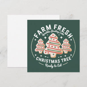 Torta de árbol de Navidad fresco de granja Fiesta 