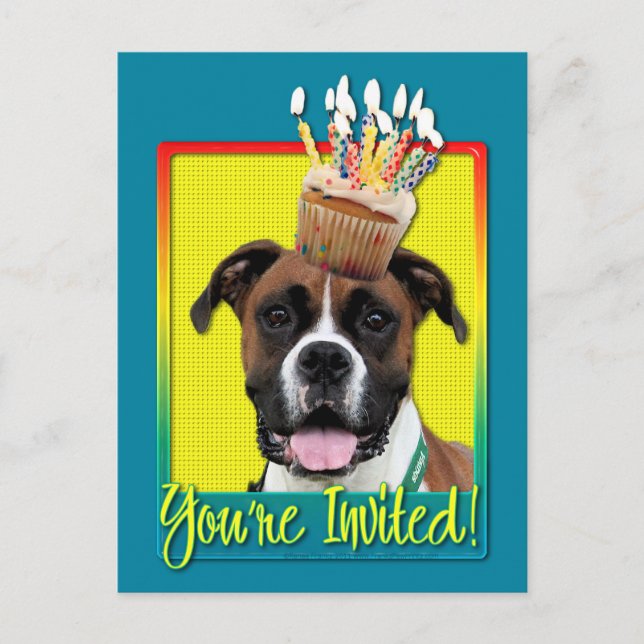 Torta de invitación - Boxer - Vindy (Anverso)