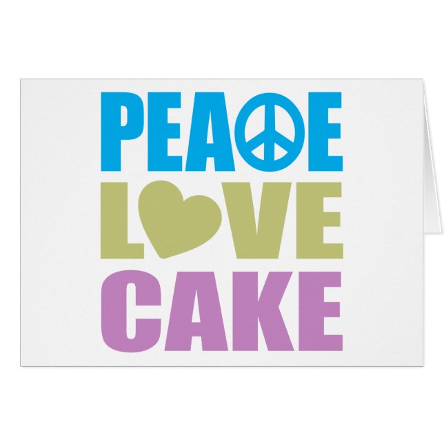 Torta del amor de la paz (Anverso (Horizontal))