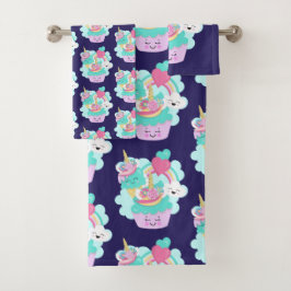 Torta dulce y patrón de helado feliz