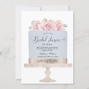 torta floral ducha de novia por invitación de corr
