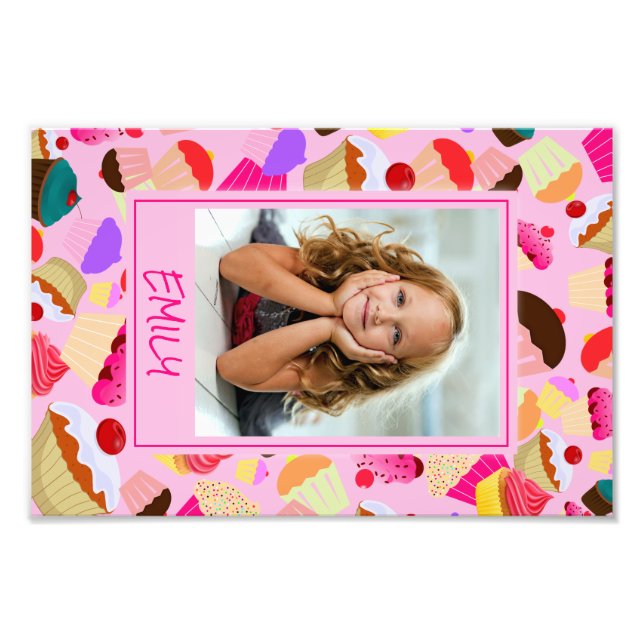 Torta rosa brillante y divertida - foto Personaliz (Frente)