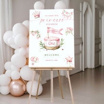 Torta Rosa Princesita Dulce Cumpleaños 1