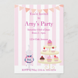 Tortas de Noche y Invitación al Cumpleaños de Cand