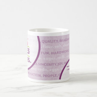 Tortas para la taza de la bandera de las causas