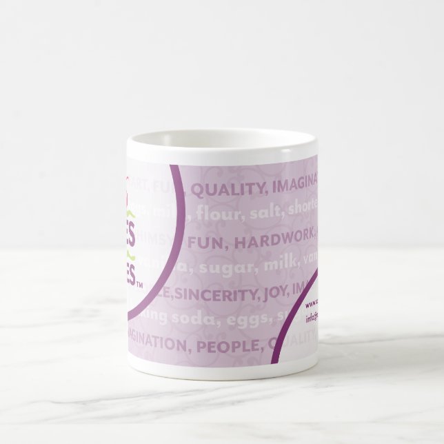 Tortas para la taza de la bandera de las causas (Centro)