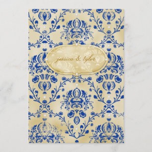 Torte dulce de la invitación  Blueberry de la