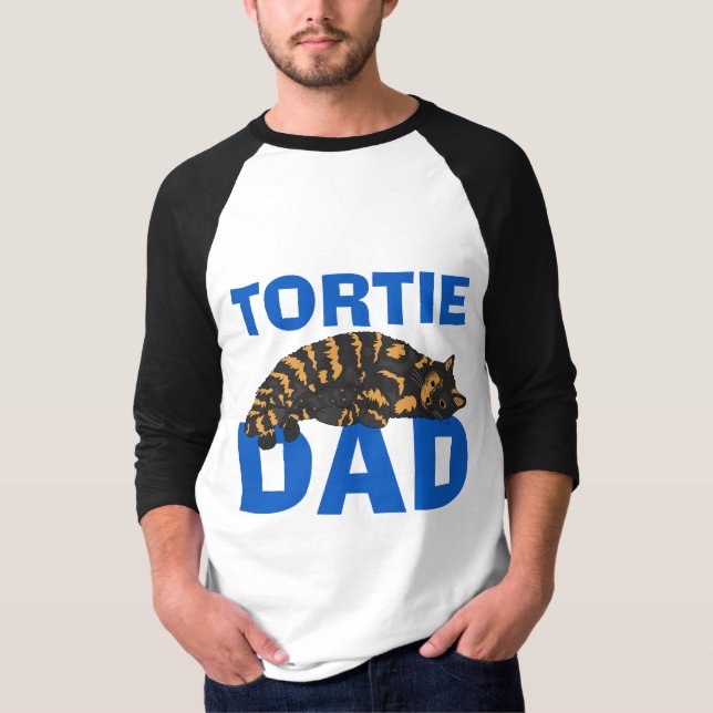 TORTIE CAT DAD Tortoiseshell Camisetas para gato (Anverso)
