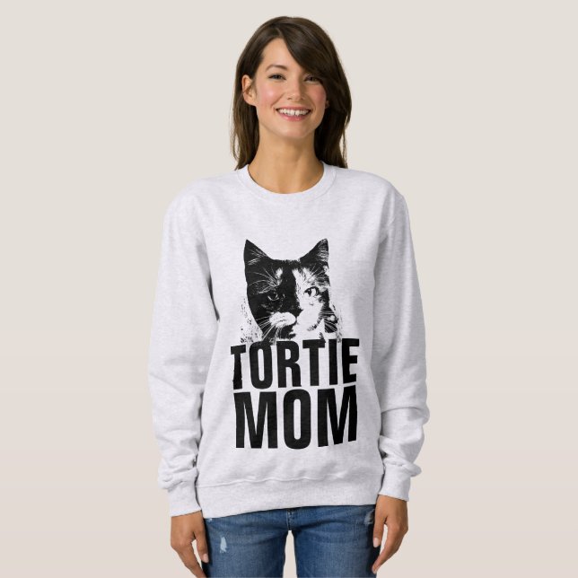 TORTIE CAT MOM, camisetas Tortoiseshell Cat (Anverso completo)