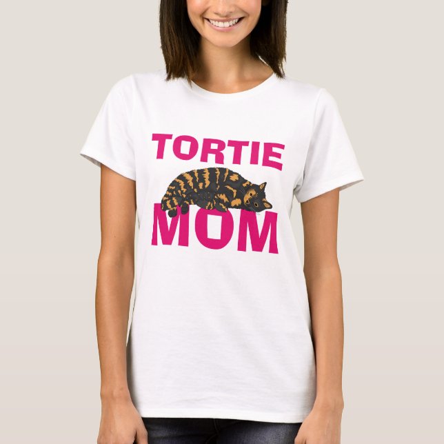 TORTIE TORTIOSESHELL CAT Camisetas MOM (Anverso)