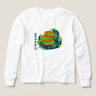 Tortitas de Crema de Matcha Kawaii Arte de Ola del