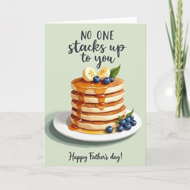 Tortitas del Día del Padre Dulce Tarjeta (Anverso)