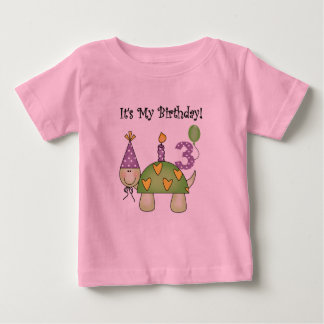 Tortuga 3 camisetas de cumpleaños y regalos