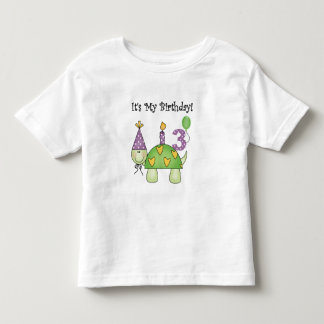 Tortuga 3 camisetas de cumpleaños y regalos