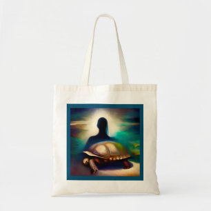 Tortuga animal espirituosa 2 bolsa de tocador