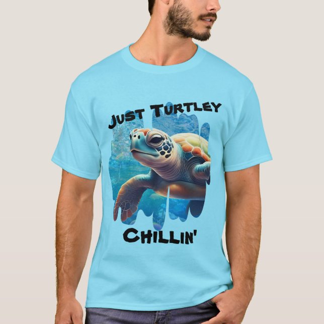 Tortuga chillón de mar cierra camiseta (Anverso)
