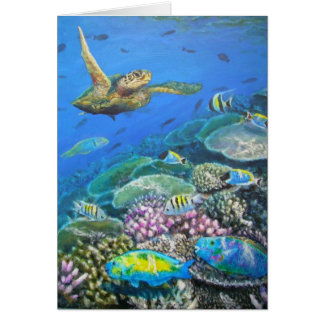 tortuga con el pez papagayo