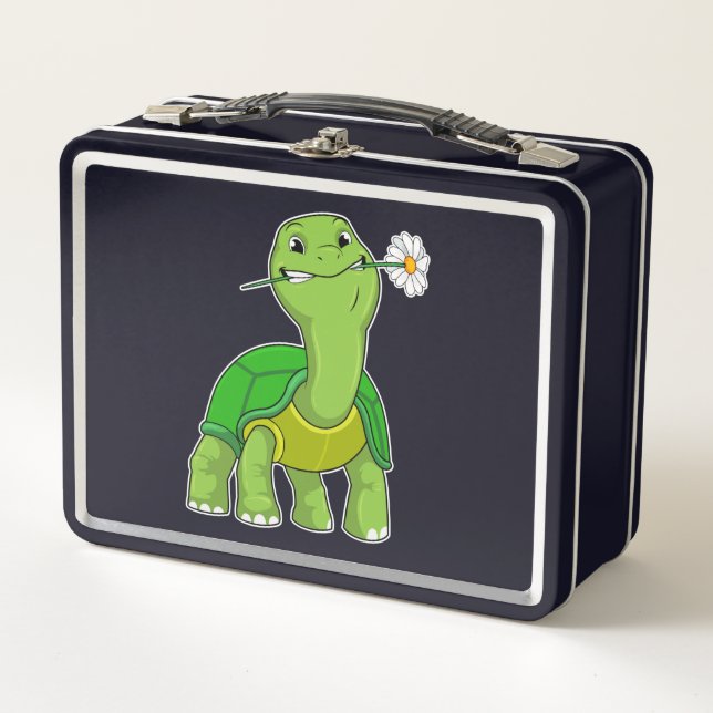 Tortuga con Flor Margarita (Anverso)