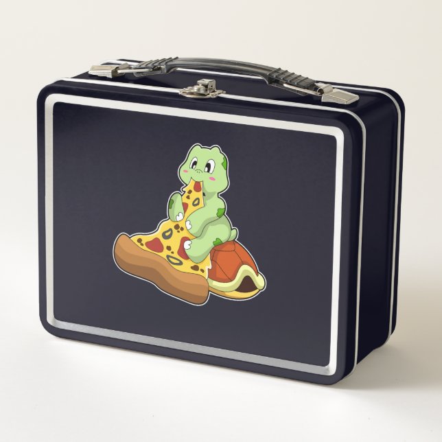 Tortuga con pizza (Anverso)