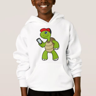 Tortuga con teléfono y Gorra