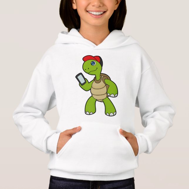 Tortuga con teléfono y Gorra (Anverso)