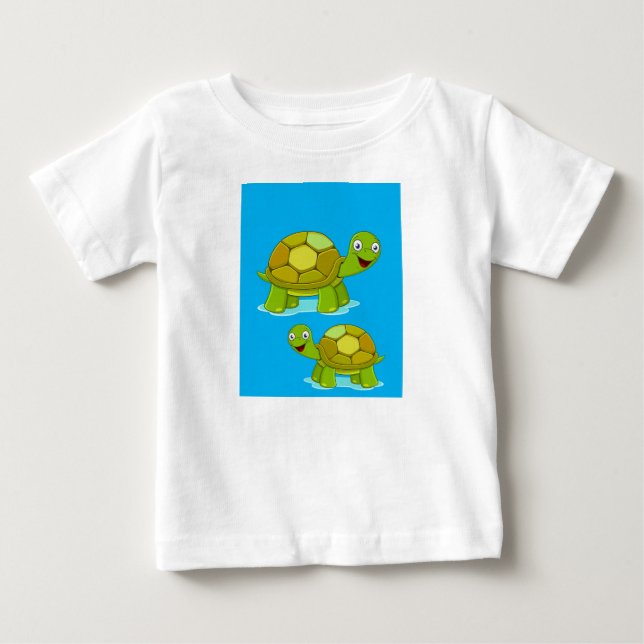 Tortuga de camiseta bebé (Anverso)