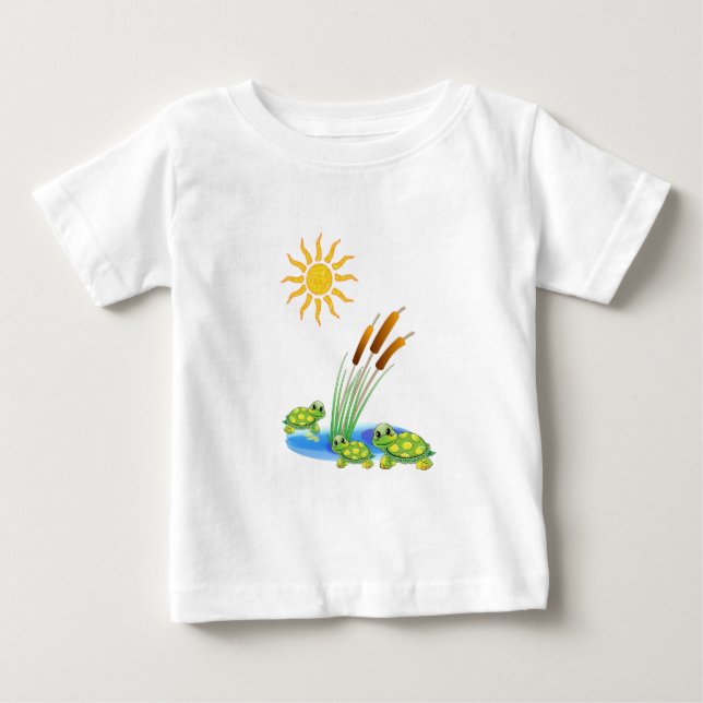 Tortuga de camiseta bebé (Anverso)
