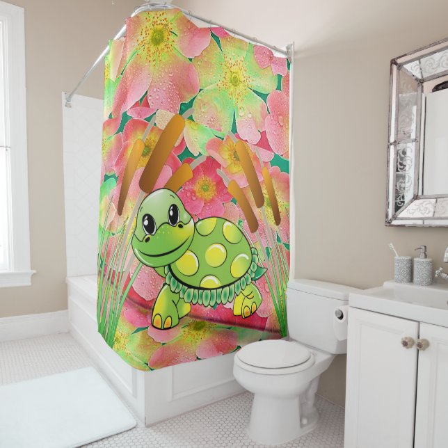 Tortuga de cortina de ducha (In situ)