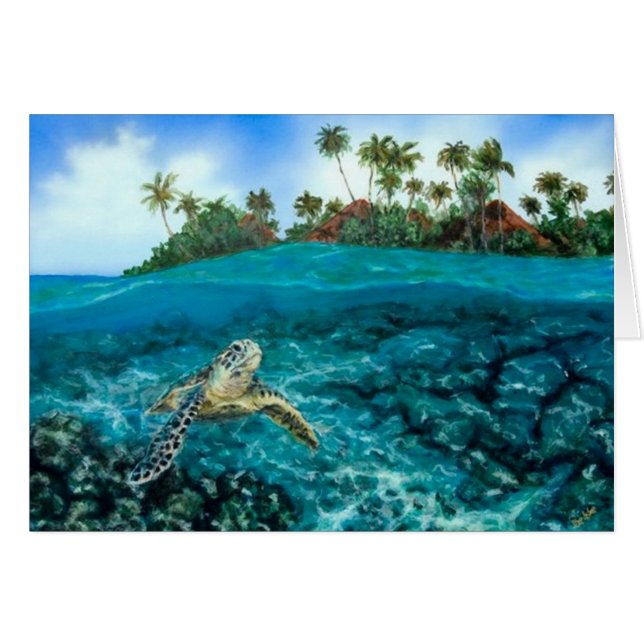 Tortuga de la aldea de Kona (Anverso (Horizontal))