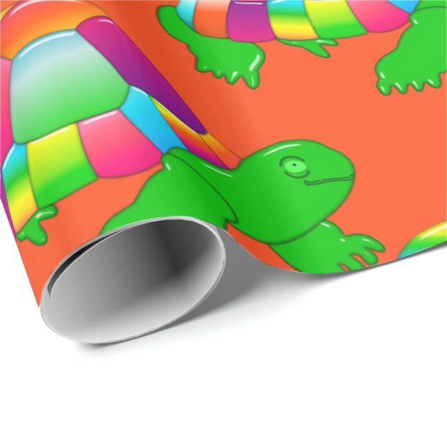 Tortuga de vidrio CKC-Lil, papel de envolvimiento  (Esquina del rollo)