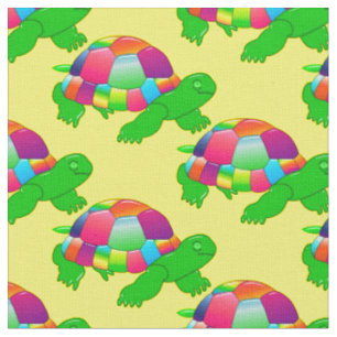Tortuga de vidrio CKC-Lil, tela amarilla