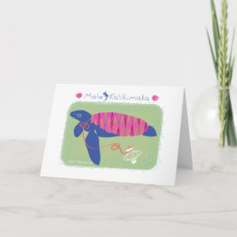 Tortuga del navidad de Mele Kalikimaka /Merry