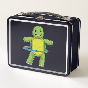 Tortuga en gimnasio con neumáticos Fitness