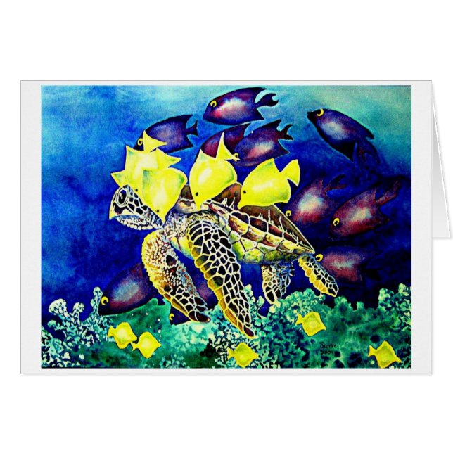 Tortuga en la estación de la limpieza (Anverso (Horizontal))