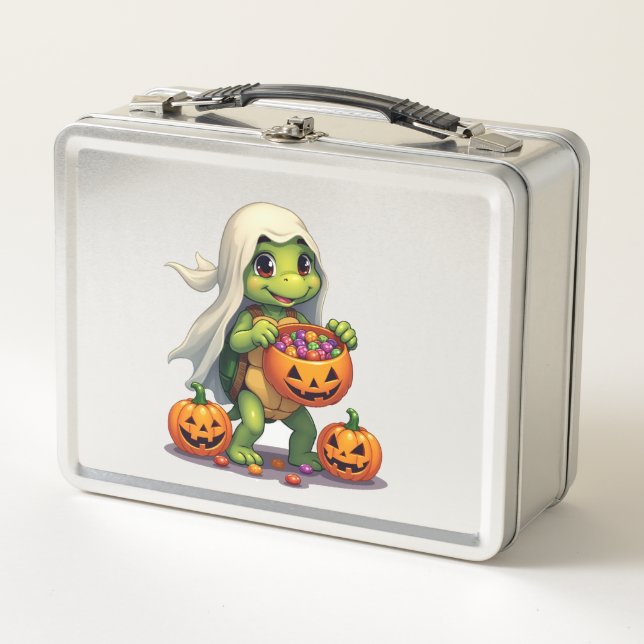 Tortuga Fantasma Cute de Halloween con Dulces (8) (Anverso)