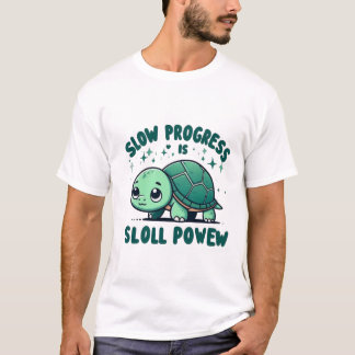 Tortuga Lenta - Camiseta Motivacional de Animal Di