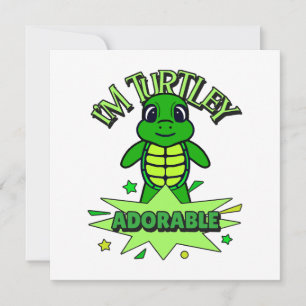 Tortuga Linda Frase Divertida Totalmente Adorable