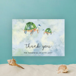 Tortuga marina - agradecimiento baby shower