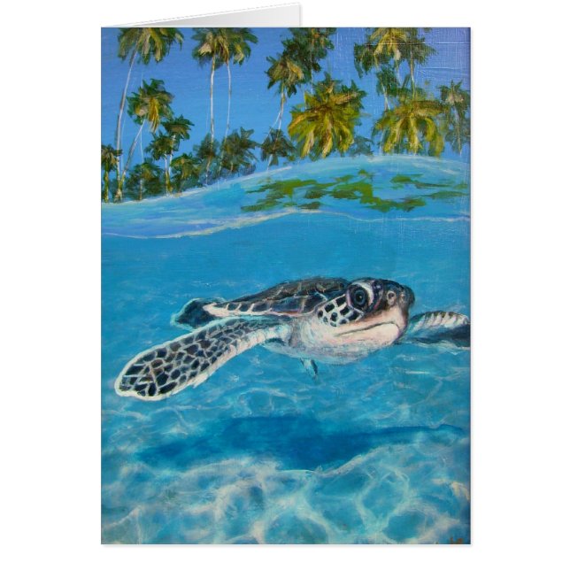 tortuga marina de bebé (Frente)