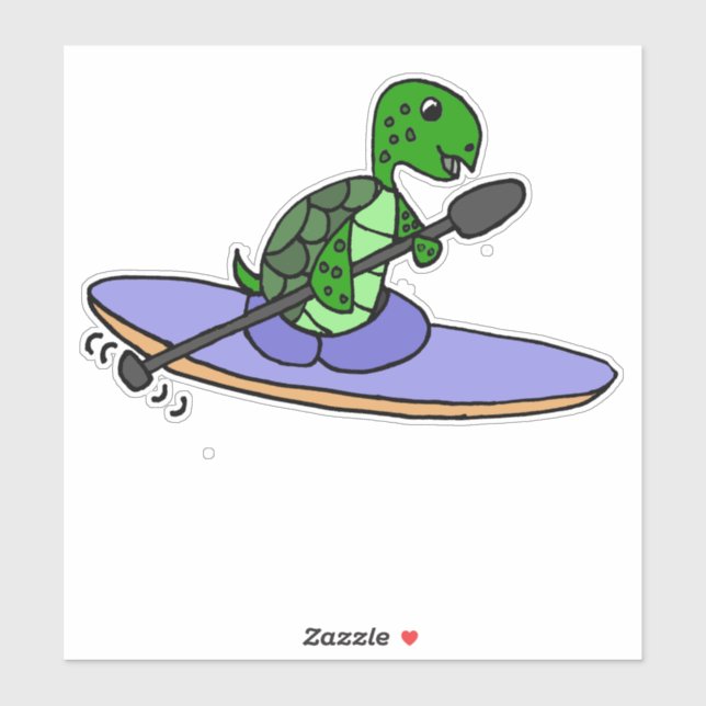 Tortuga marina grande Pegatinas de vinilo de corte (Hoja)