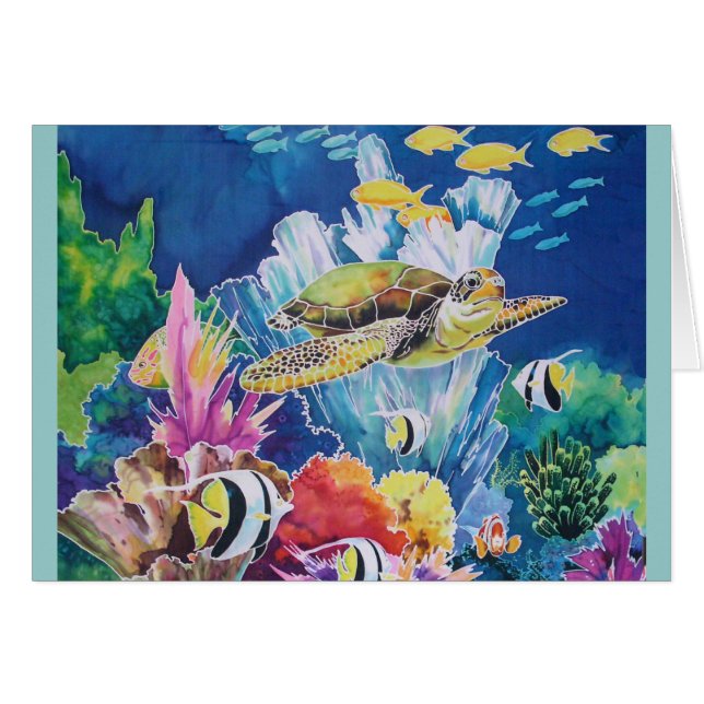 Tortuga marina verde (Anverso (Horizontal))