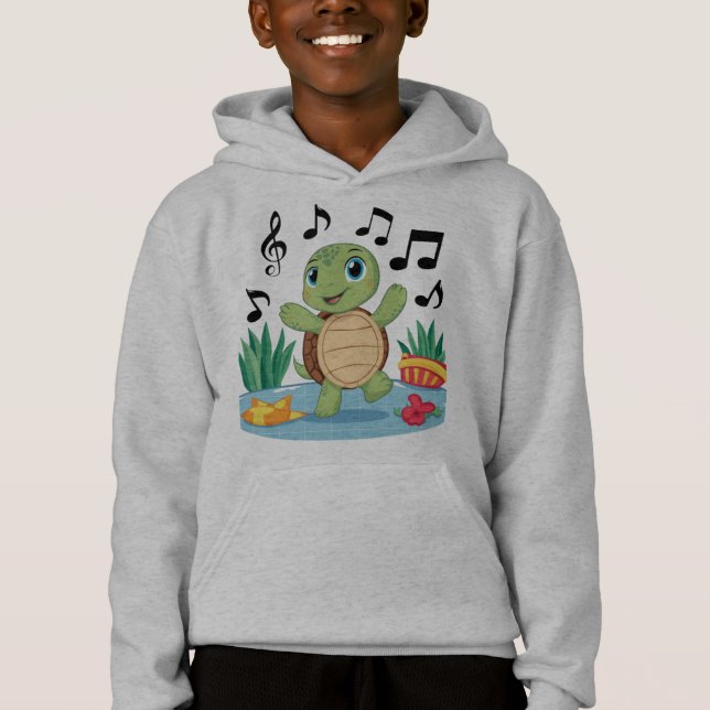 Tortuga musical junto al estanque (Anverso)