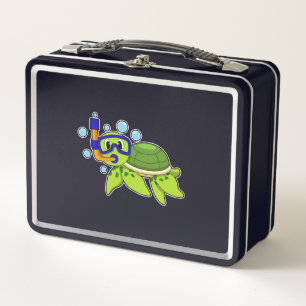 Tortuga para bucear con tubo