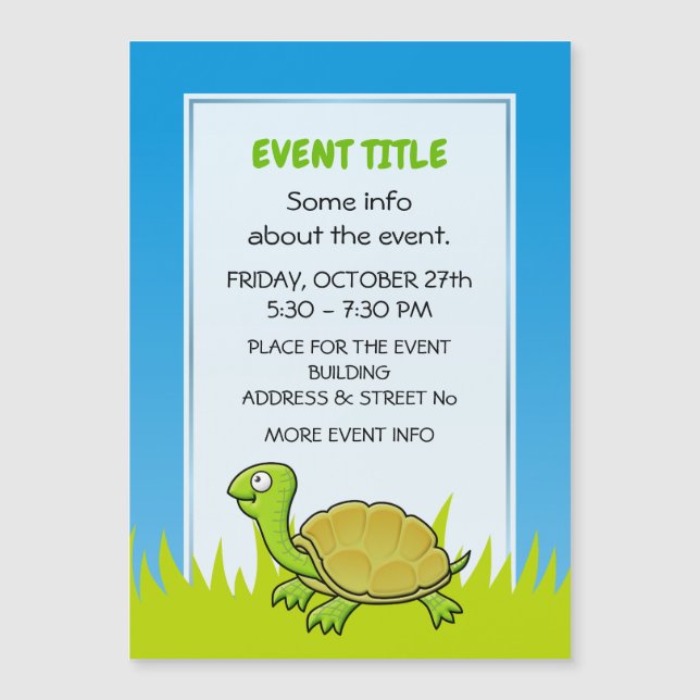 Tortuga personalizado (Anverso)